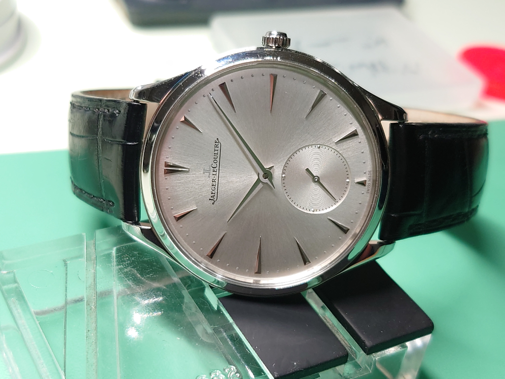 【公式LINEご依頼分】ジャガー・ルクルト マスターウルトラスリム スモールセコンド Q1278420 オーバーホール