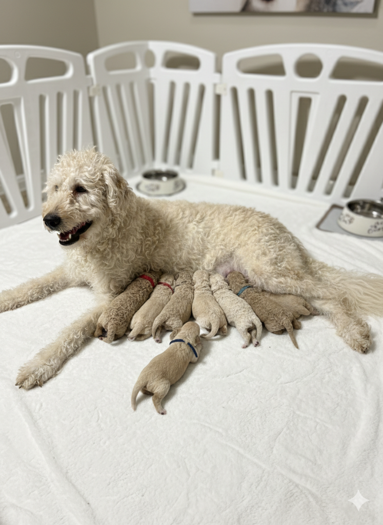 Rドゥードル2.13生まれ こむぎちゃんの赤ちゃん