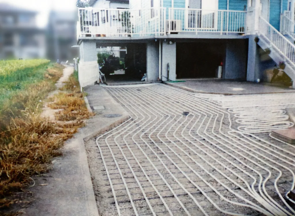 融雪設備施工例①