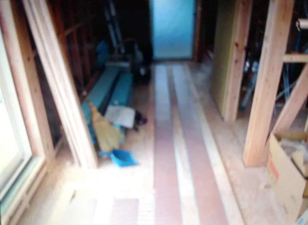 床暖房施工例①