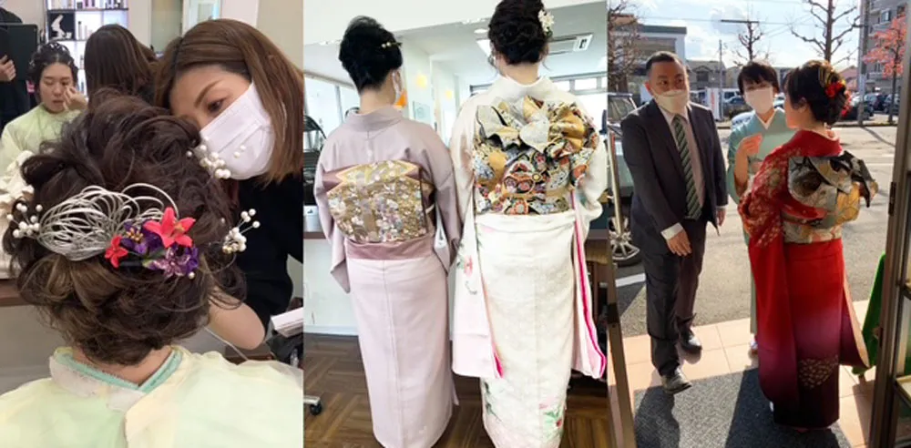 大切な日の着付け・ヘアセットを承ります