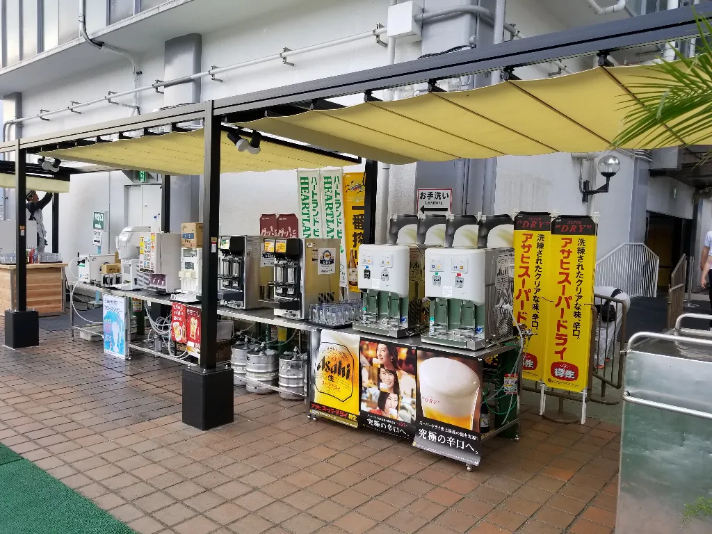 京都タワービル様屋上ビアガーデン　改装工事