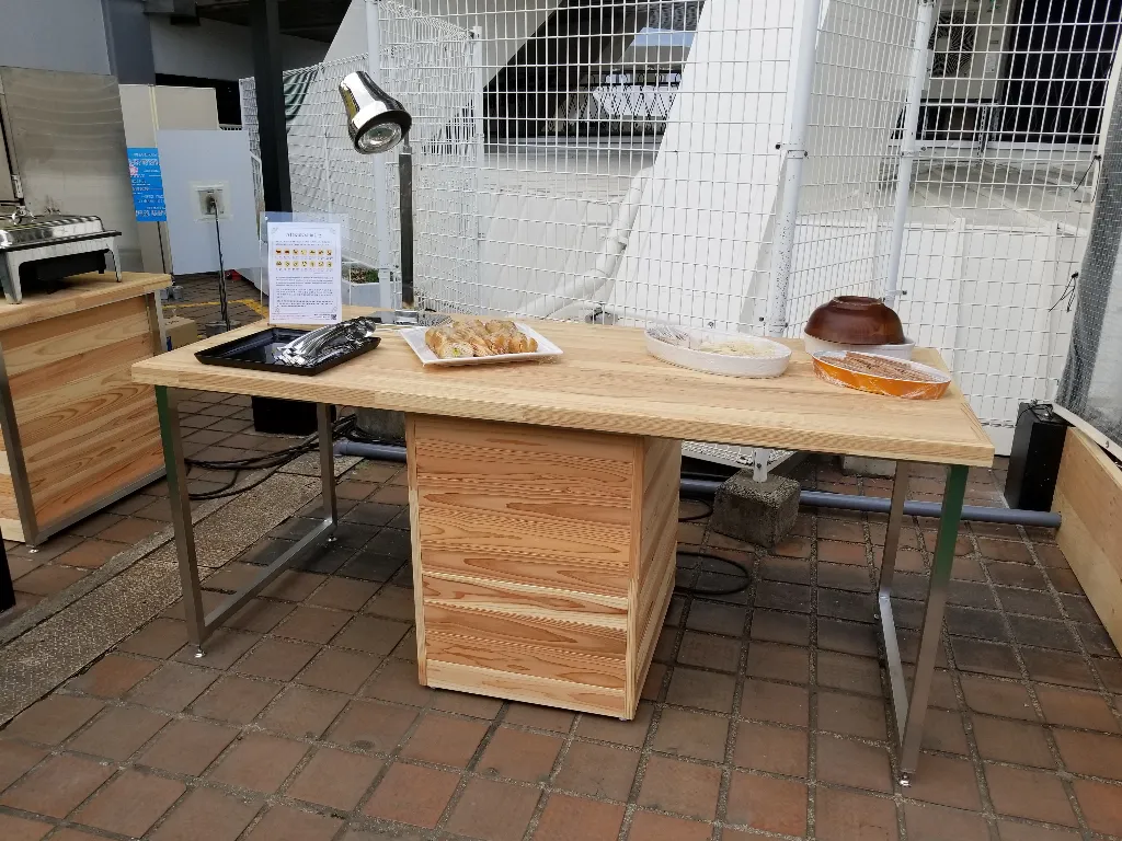 京都タワービル様屋上ビアガーデン　改装工事
